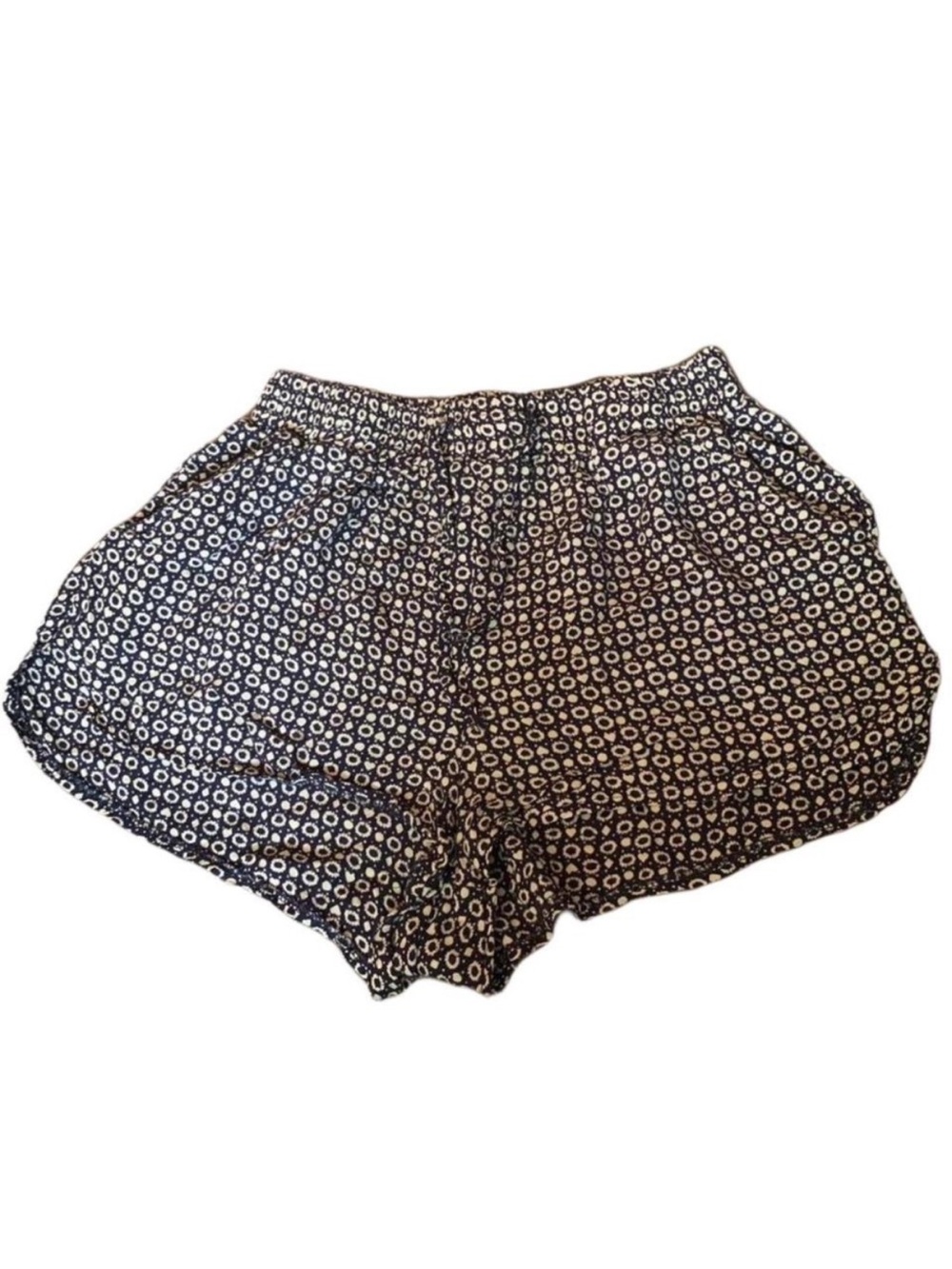 3 For $25 New Look Ditsy Geometric Print Flowy Shorts - Size UK 10